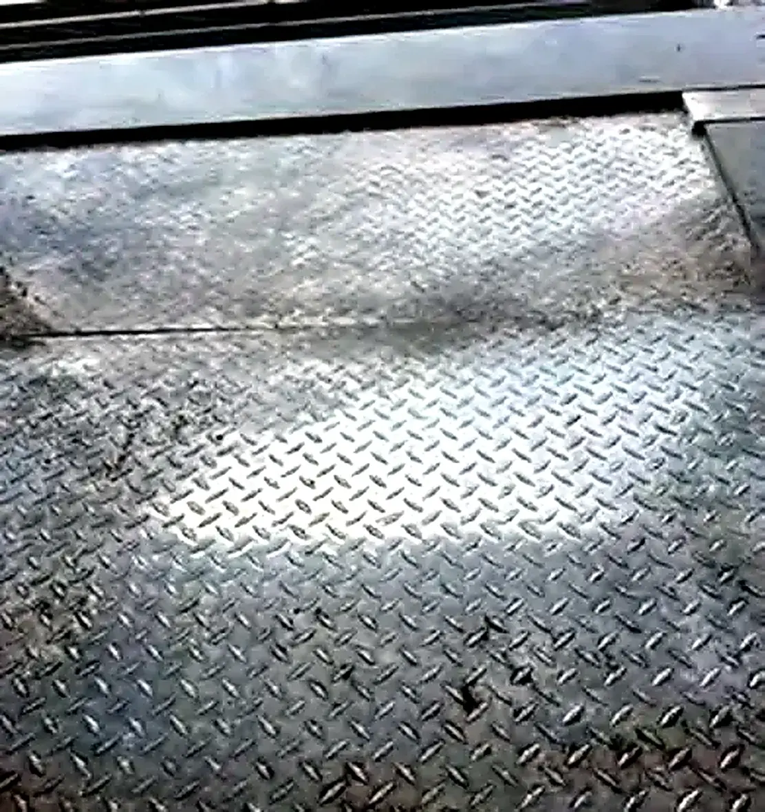 Cleaned field service plate after treatment