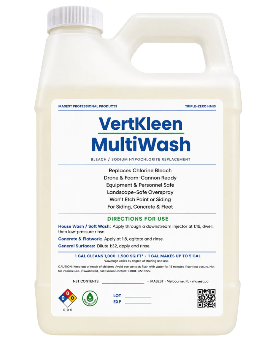 VertKleen MultiWash exterior cleaner container