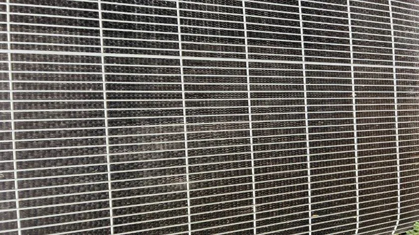 Residential AC coil cleaned with VertKleen Descaler